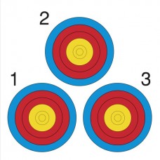 Bow target „LAS VEGAS“ 3x20 cm - set 10 pcs